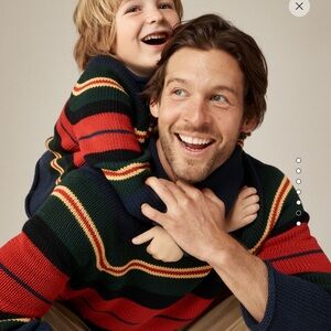 J. Crew ROLLNECK Sweater in Rugby Stripes 
Sold out online!